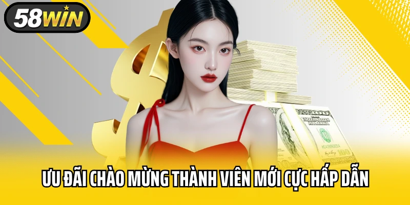 Tổng Hợp Các Ưu Đãi Lớn Đang Diễn Ra Tại 58WIN 2 Ưu đãi chào mừng thành viên mới cực hấp dẫn